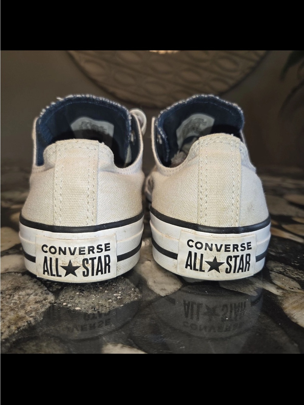 Converse Chuck Taylor All Star Double Tongue Plaid Black Sneakers Women's Size 6 - Picture 2 of 6